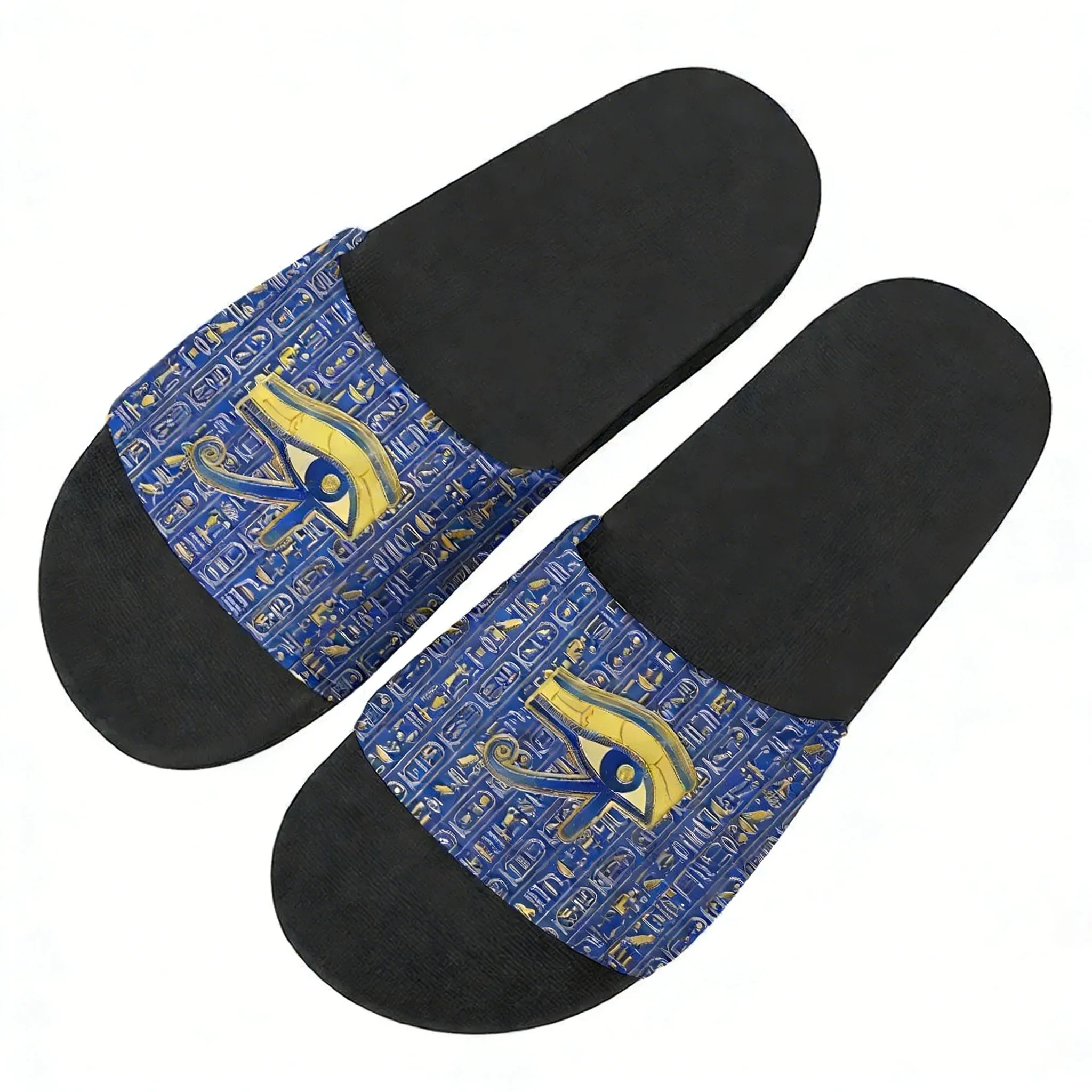Women Shoes Egypt - Ciabatte con Occhio di Horus, Dio