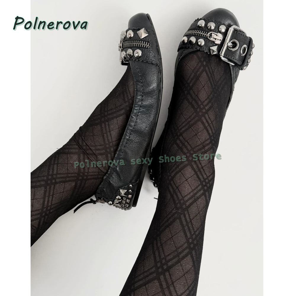 Women Shoes Size Chart - Scarpe Mary Jane con fibbia a