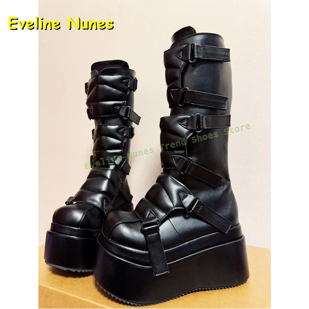 Women Shoes Size Chart - Stivali alti al ginocchio Cyberpunk Y2K