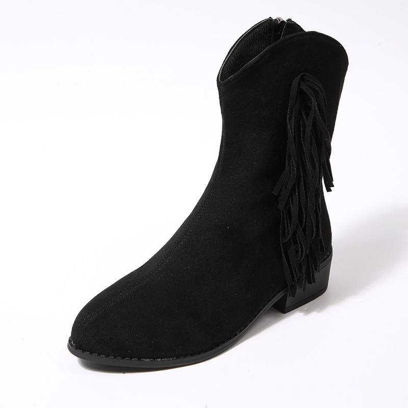 Women'S Shoes In Wide Width - Stivali corti da donna con frange