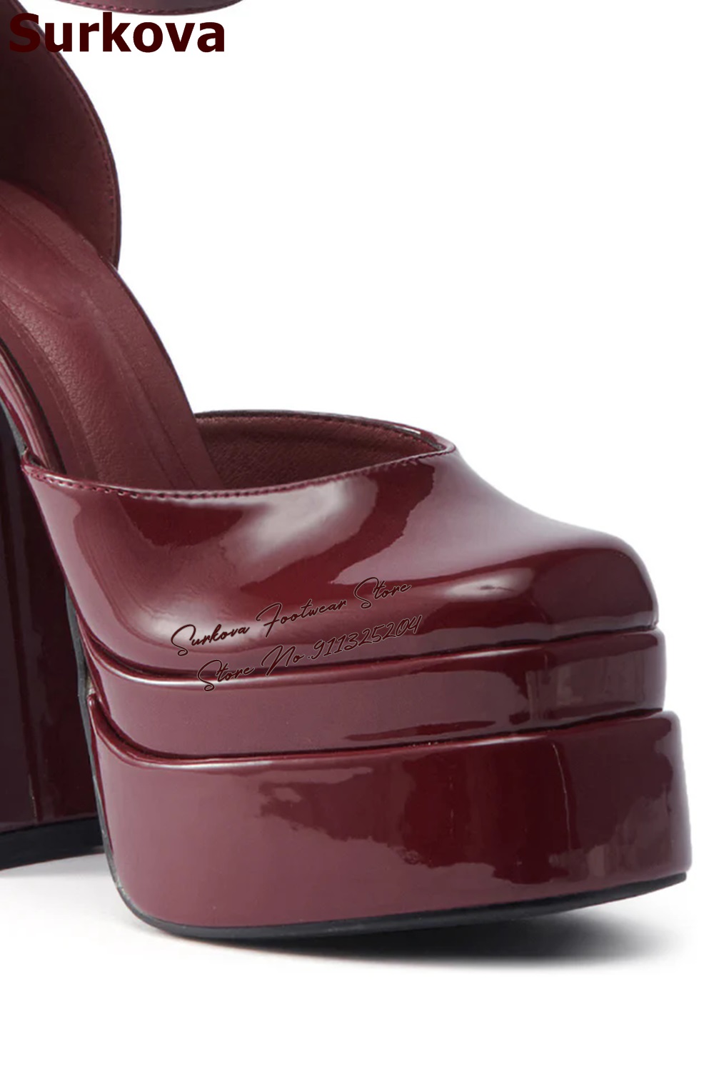Surkova Décolleté con tacco gr - Women'S Shoes Burgundy recensione e prezzo