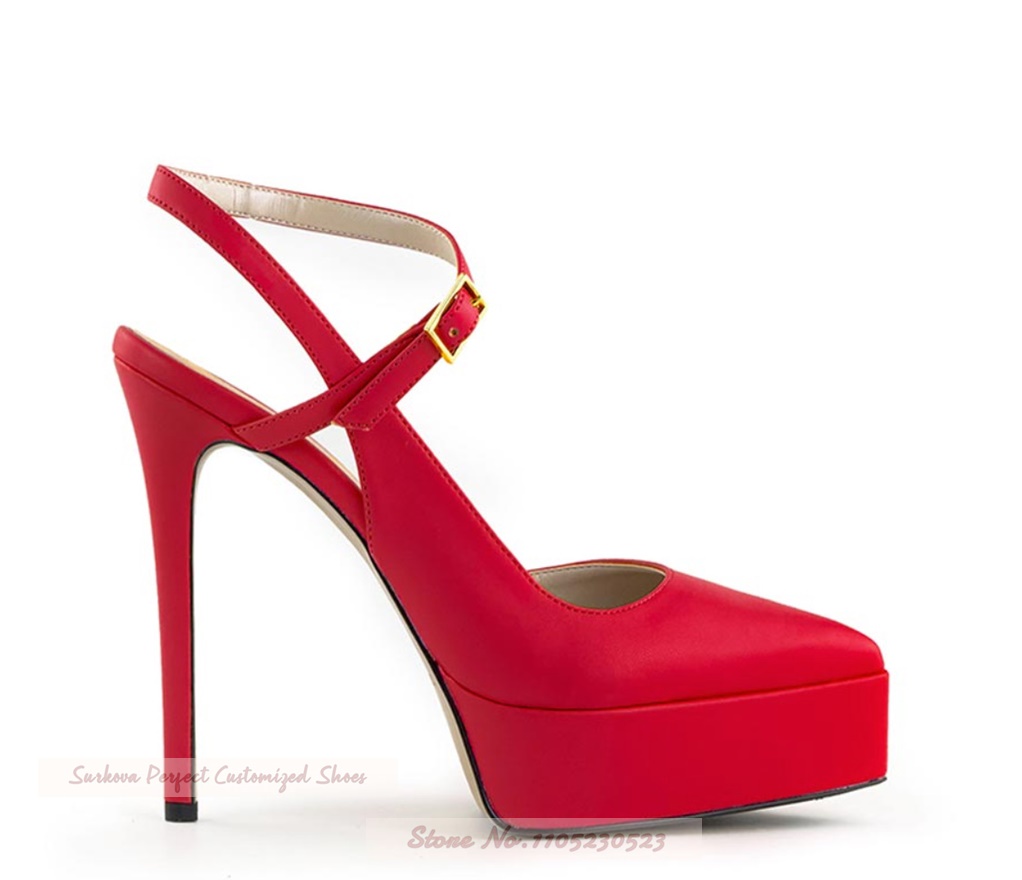 Scarpe con Tacco Alto a Punta  - Women'S Shoes Burgundy recensione e prezzo