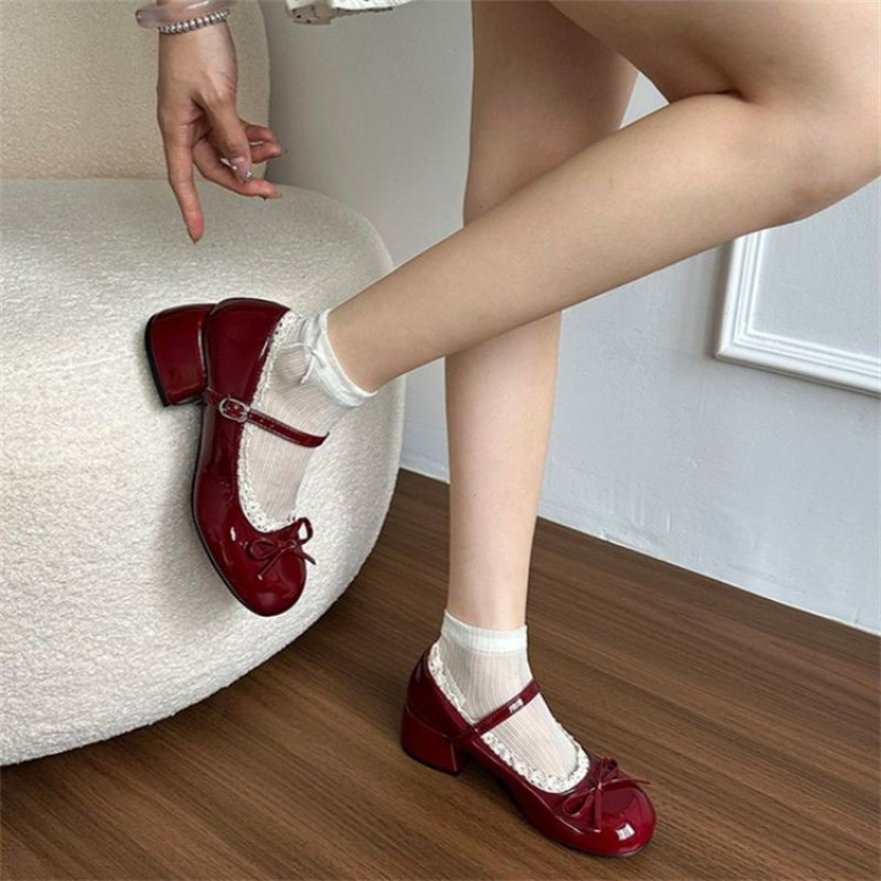 Scarpe Mary Jane da Donna di A - Women'S Shoes Burgundy recensione e prezzo