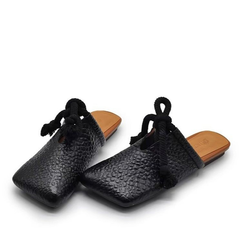 Ciabatte con Punta Quadrata da - Women Shoes Size 7 recensione e prezzo