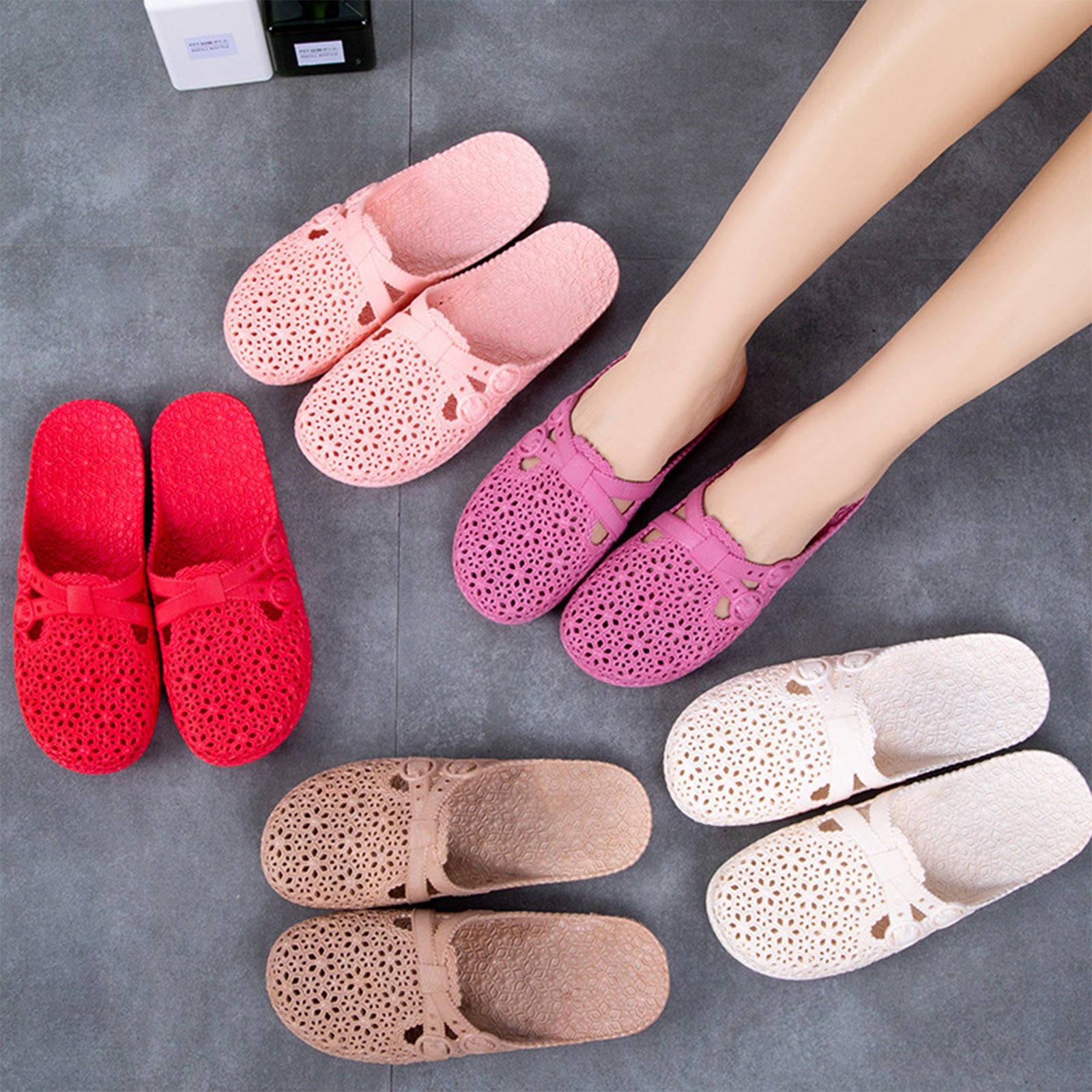Pantofole traspiranti con punt - Women'S Shoes Popular recensione e prezzo