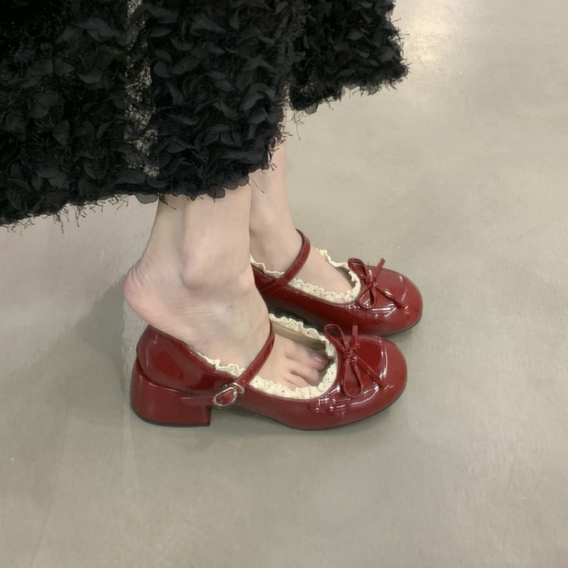 Nuove Scarpe Mary Jane da Donn - Women'S Shoes Burgundy recensione e prezzo