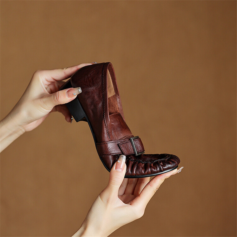 Nuove pompe da donna in vera p - Women'S Shoes Popular recensione e prezzo