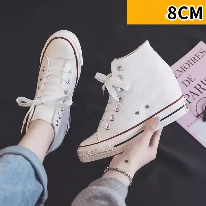 Scarpe di tela alte con platea - Women Shoes Size Chart recensione e prezzo