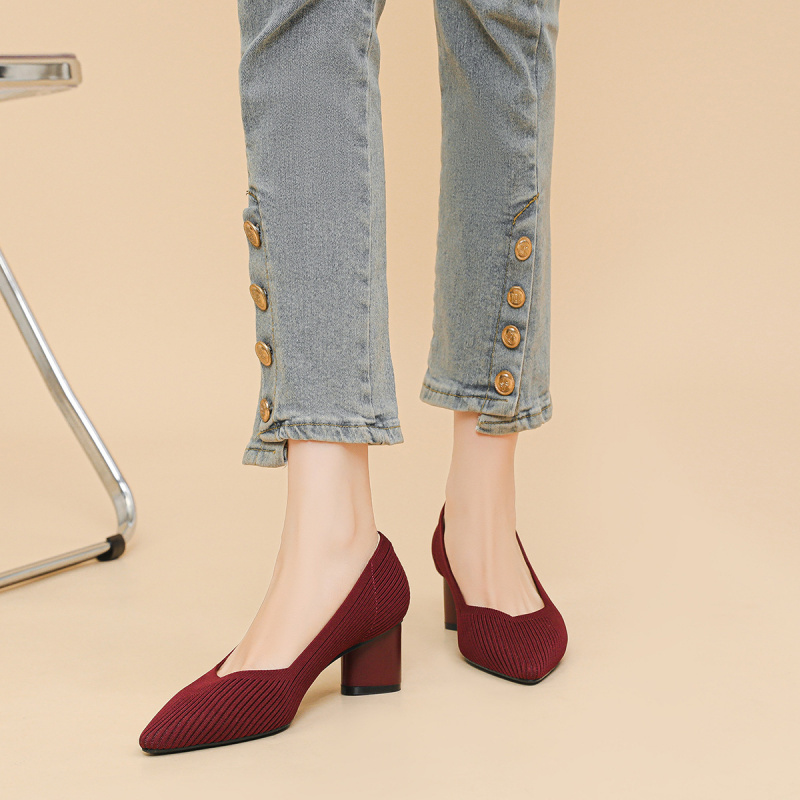 Scarpe da Donna con Tacco Alto - Court Heel Pointed recensione e prezzo