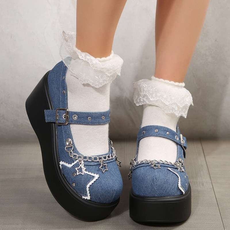 Scarpe con plateau a catena in - Women'S Shoes Back To School recensione e prezzo